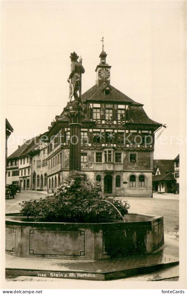 13718580 Stein Rhein SH Rathaus Mit Brunnen  - Autres & Non Classés