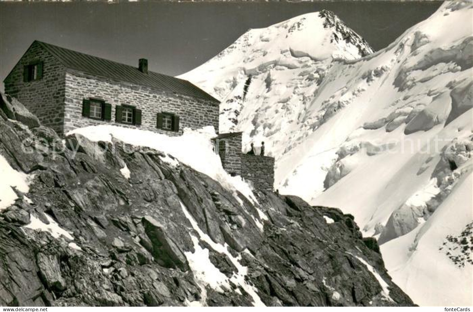 13718574 Loetschenhuette Hollandia Mit Aletschhorn Loetschenhuette Hollandia - Autres & Non Classés