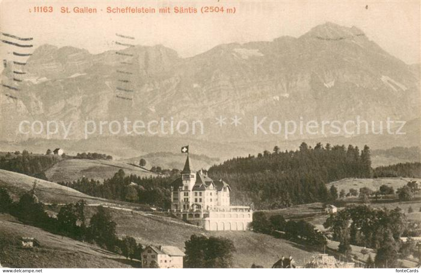 13718531 St Gallen SG Scheffelstein Mit Saentis St Gallen SG - Andere & Zonder Classificatie