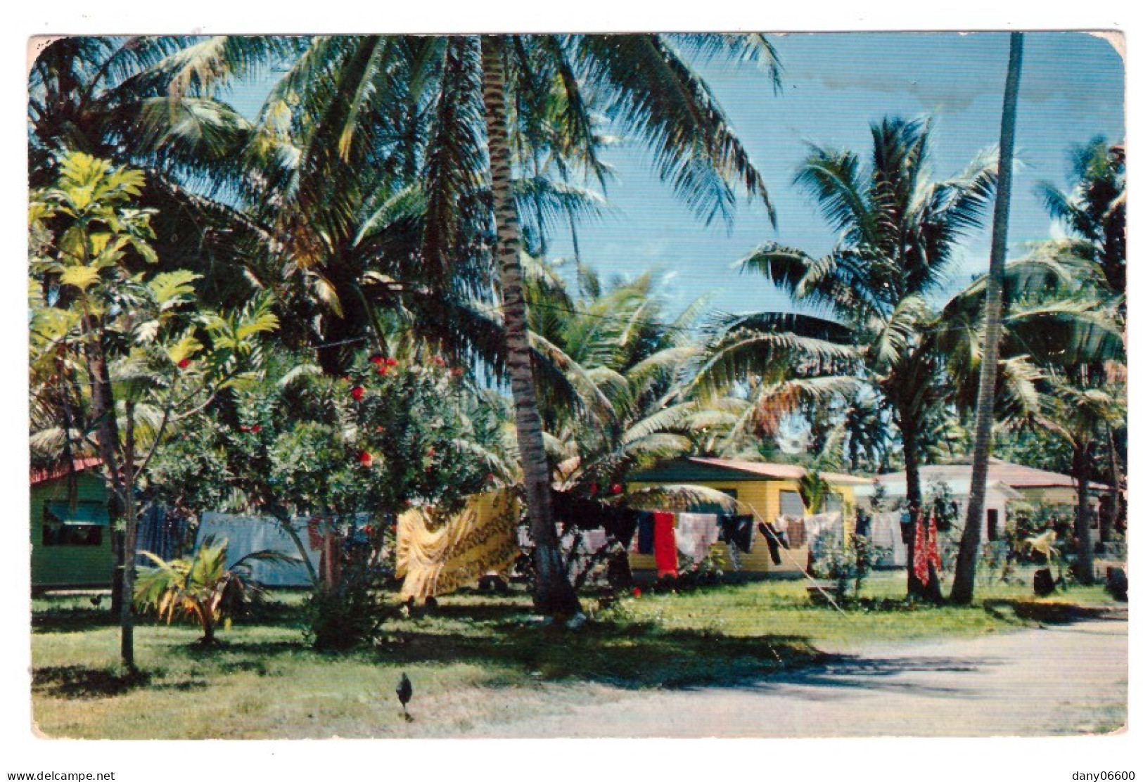 POLYNESIE FRANCAISE - Atoll De HAO - Village D'OTEPA (carte Photo) - Polynésie Française