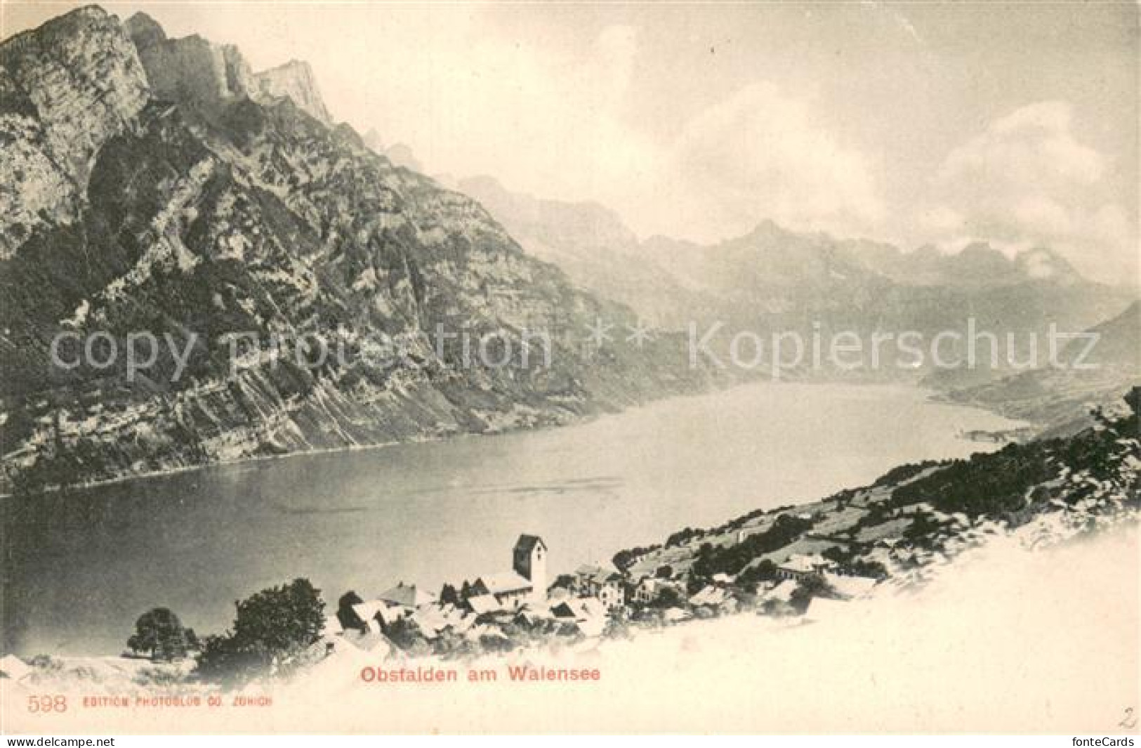 13718480 Obstalden Am Walensee Panorama Obstalden - Other & Unclassified