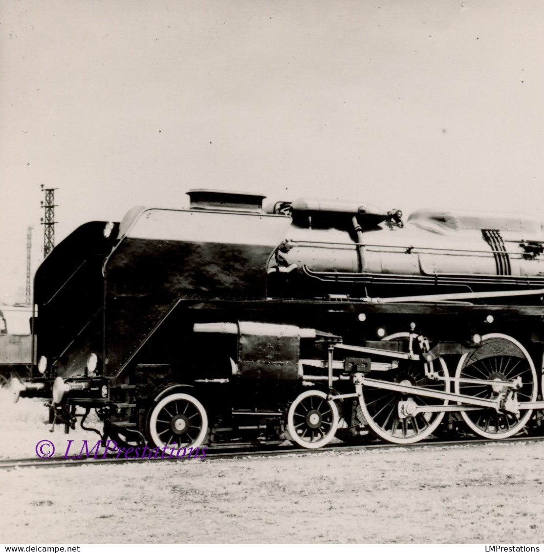 Photo Locomotive SNCF 242 A 1 Chapelon Performances Exceptionnelles France Train Chemin Fer Motrice Vapeur Northern 242A - Trenes