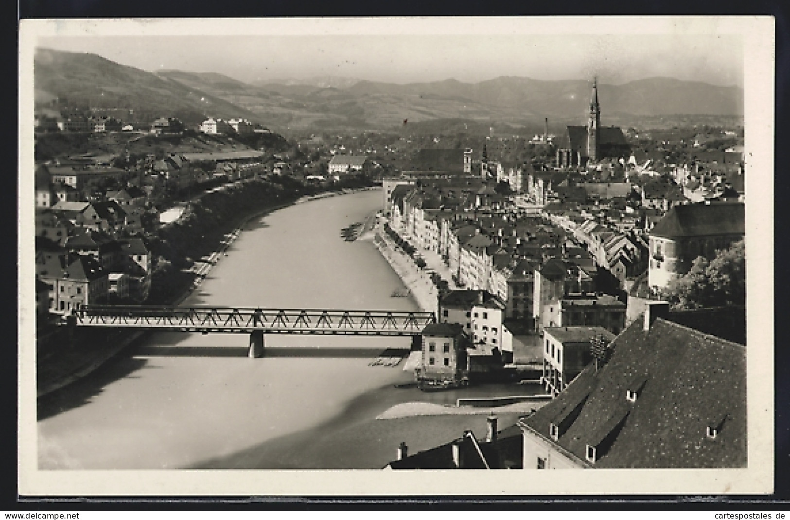 AK Steyr A. D. Enns, Ortsansicht Vom Tabor  - Autres & Non Classés