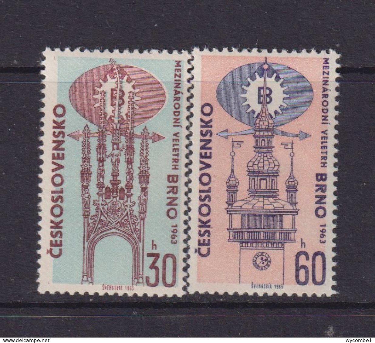 CZECHOSLOVAKIA  - 1963 Brno Fair Set Never Hinged Mint - Ungebraucht