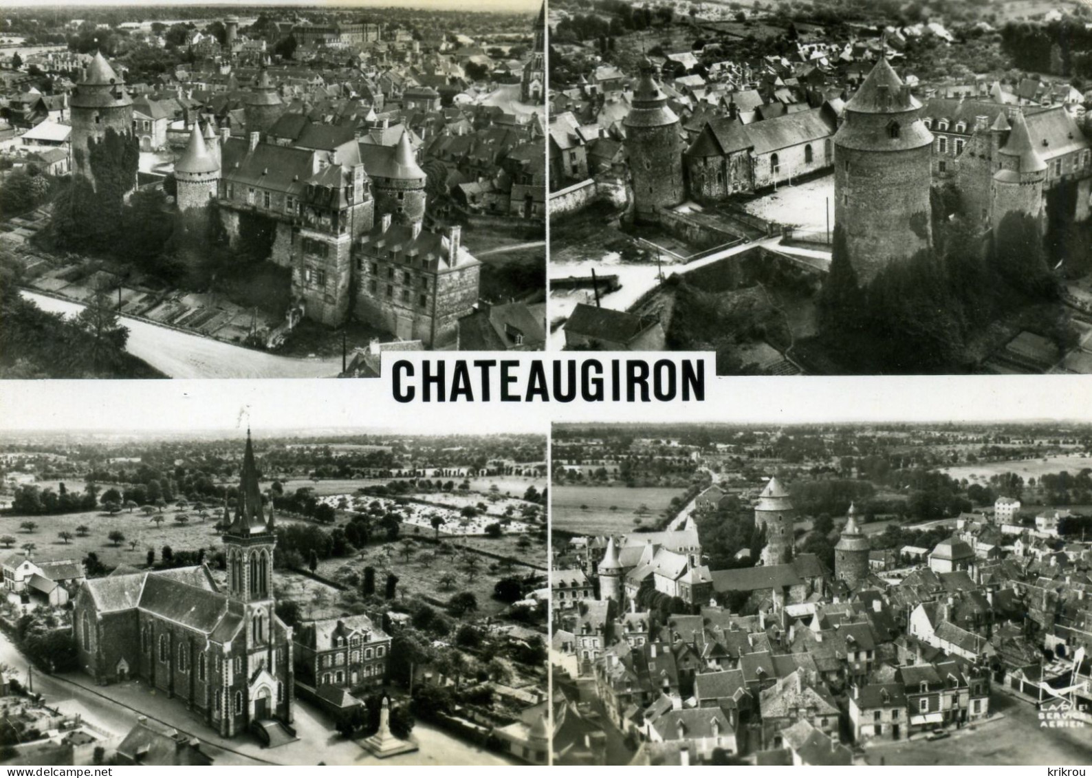 CPSM  Au-dessus De...CHÂTEAUGIRON  -  Multi-vues. - Châteaugiron