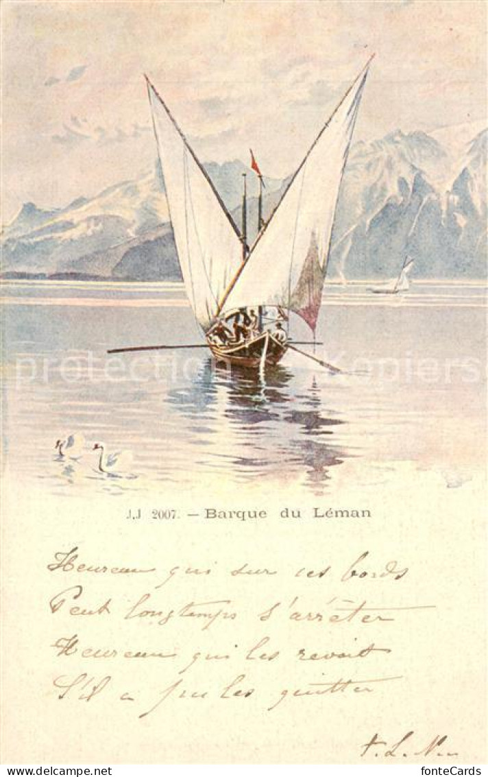 13715882 Lac Leman Genfersee GE Barque Du Leman  - Altri & Non Classificati