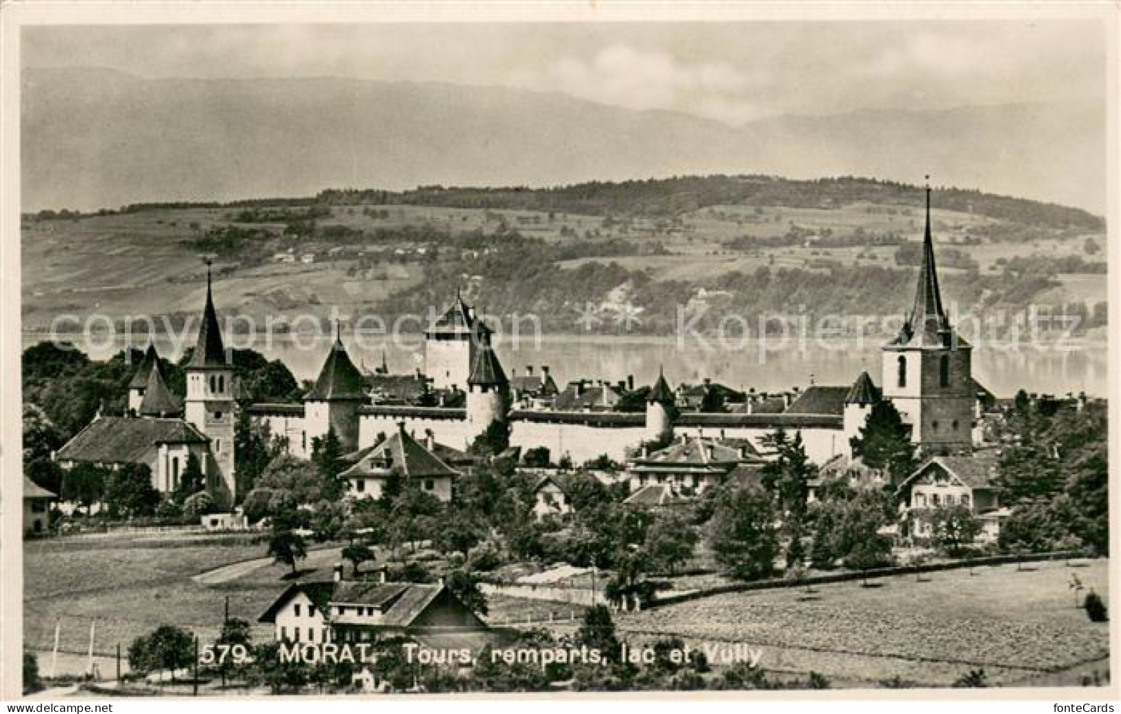 13715853 Morat Murten Tours Remparts Lac Et Vully Morat Murten - Autres & Non Classés