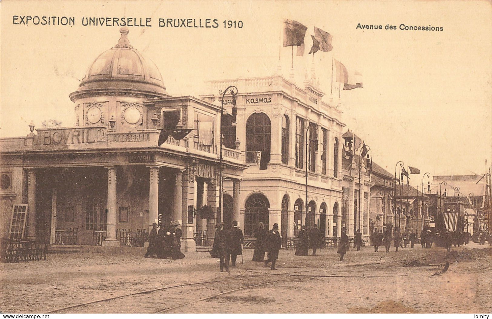 Belgique Bruxelles Exposition Universelle 1910 Avenue Des Concessions CPA - Mostre Universali