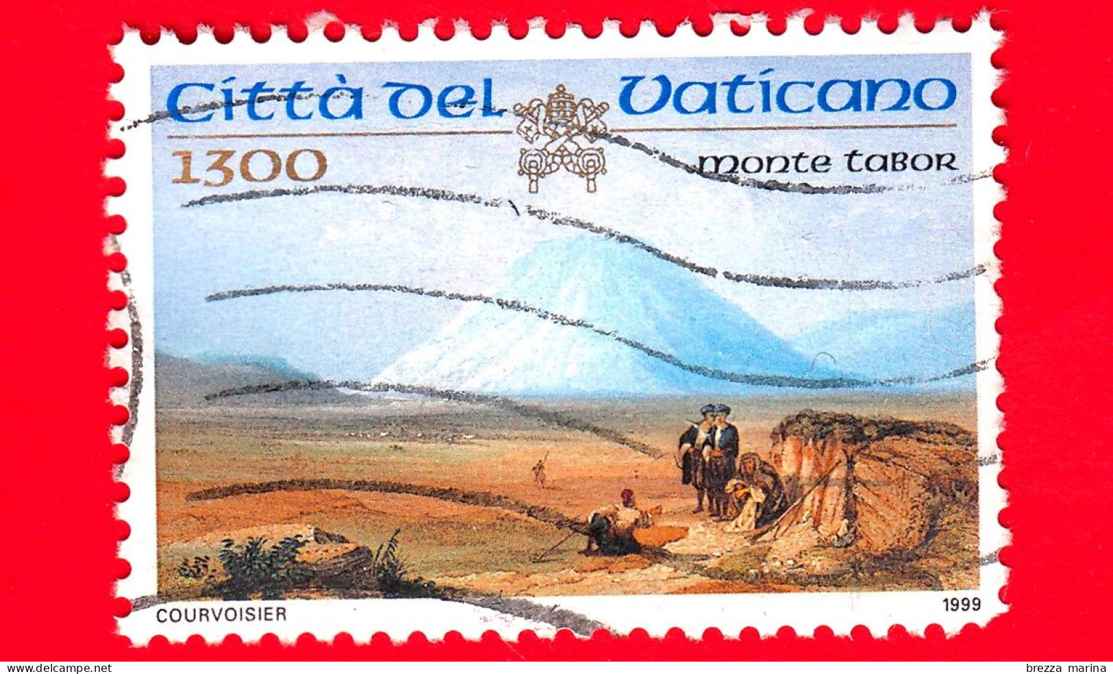 VATICANO - Usato - 1999 - Luoghi Santi Di Palestina - Monte Tabor - 1300 - Used Stamps