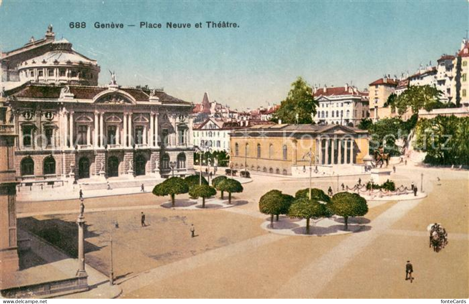 13715814 Geneve GE Place Neuve Et Theatre Geneve GE - Altri & Non Classificati