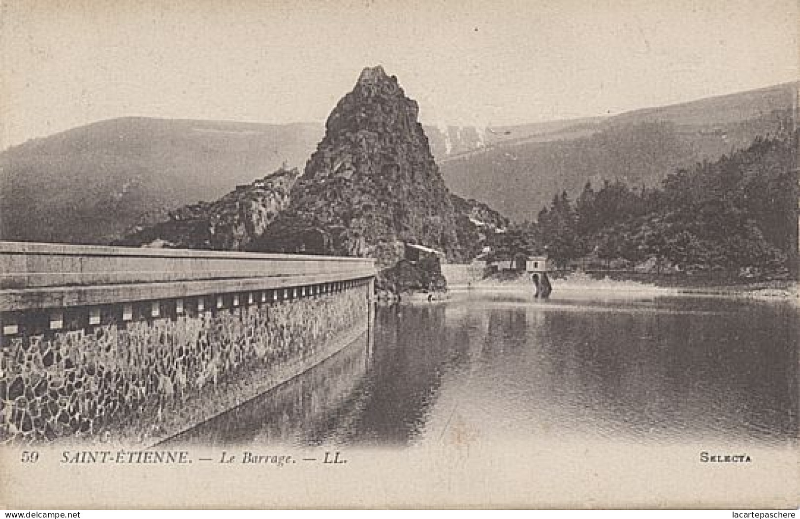 X11154 LOIRE ROCHETAILLEE LE BARRAGE ENVIRONS DE SAINT ETIENNE - Rochetaillee