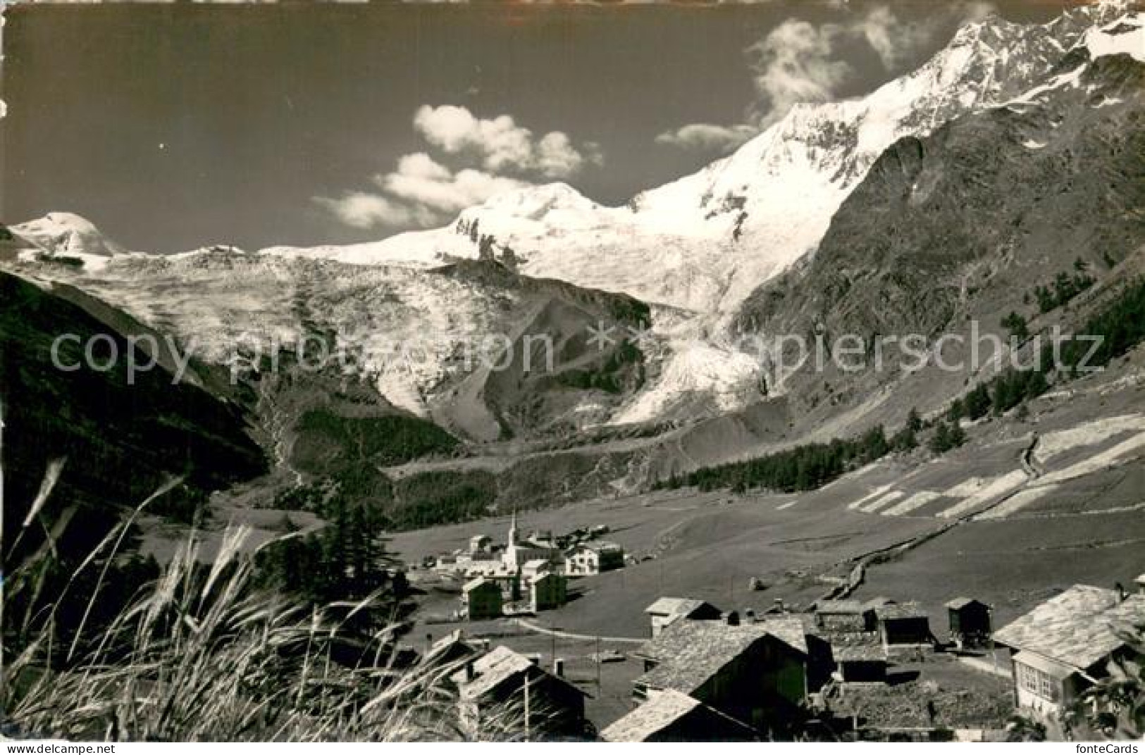 13715800 Saas-Fee Mit Allalin Alphubel Und Teschhorn Saas-Fee - Autres & Non Classés