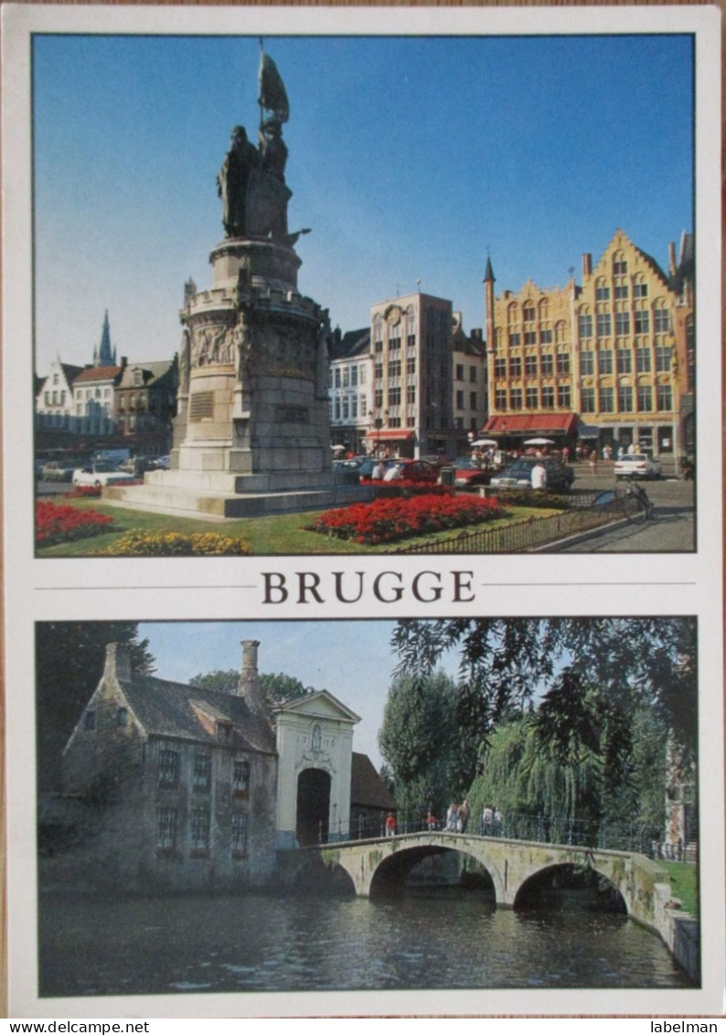 BELGIUM BELGIQUE BRUGGE TOWN CENTER CANAL BRIDGE POSTCARD CARTE POSTALE ANSICHTSKARTE CARTOLINA POSTKARTE CARD KARTE - Antwerpen