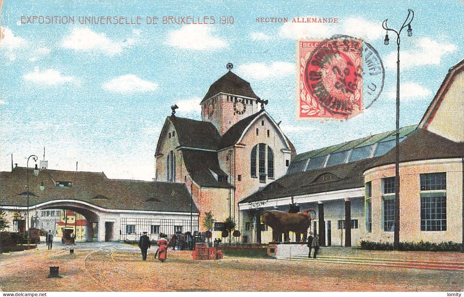 Belgique Bruxelles Exposition Universelle 1910 Section Allemande CPA - Wereldtentoonstellingen