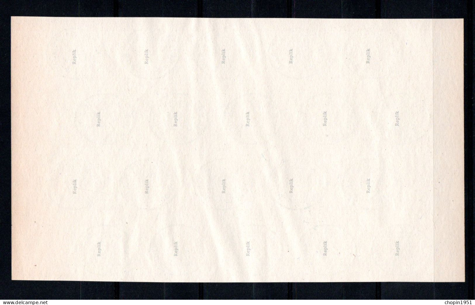 FINLANDE N° 1 10 K BLEU - BLOC DE 15 - REPRODUCTION - Unused Stamps