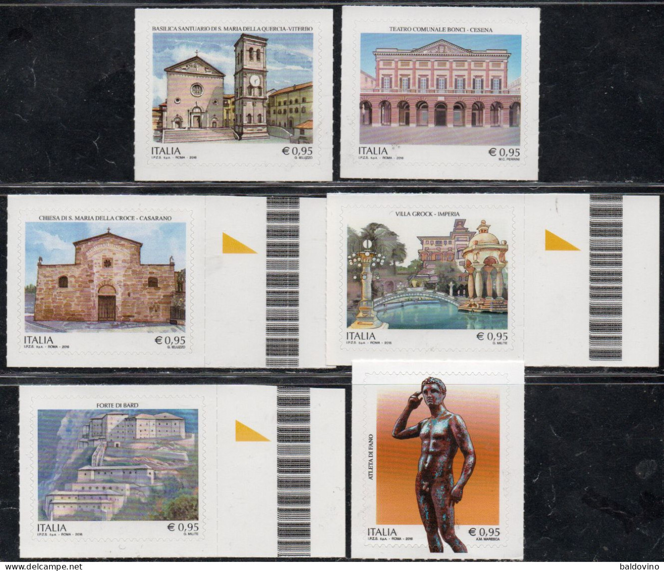 Italia 2016 Patrimonio Artistico E Culturale Italiano Serie Completa 6 Valori Nuovi Perfetti - 2011-20: Mint/hinged