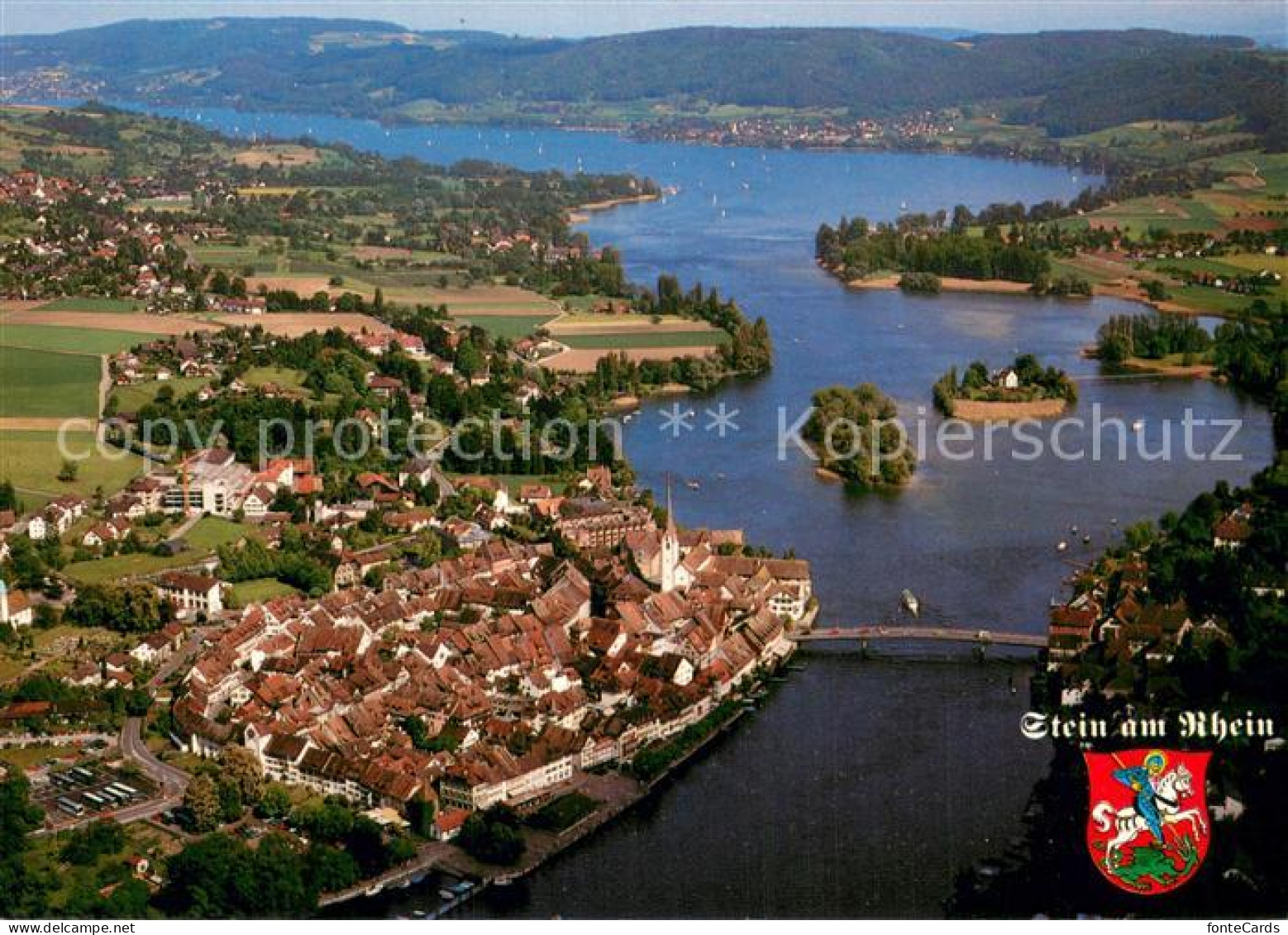 13714774 Stein Rhein Fliegeraufnahme Stein Rhein - Sonstige & Ohne Zuordnung