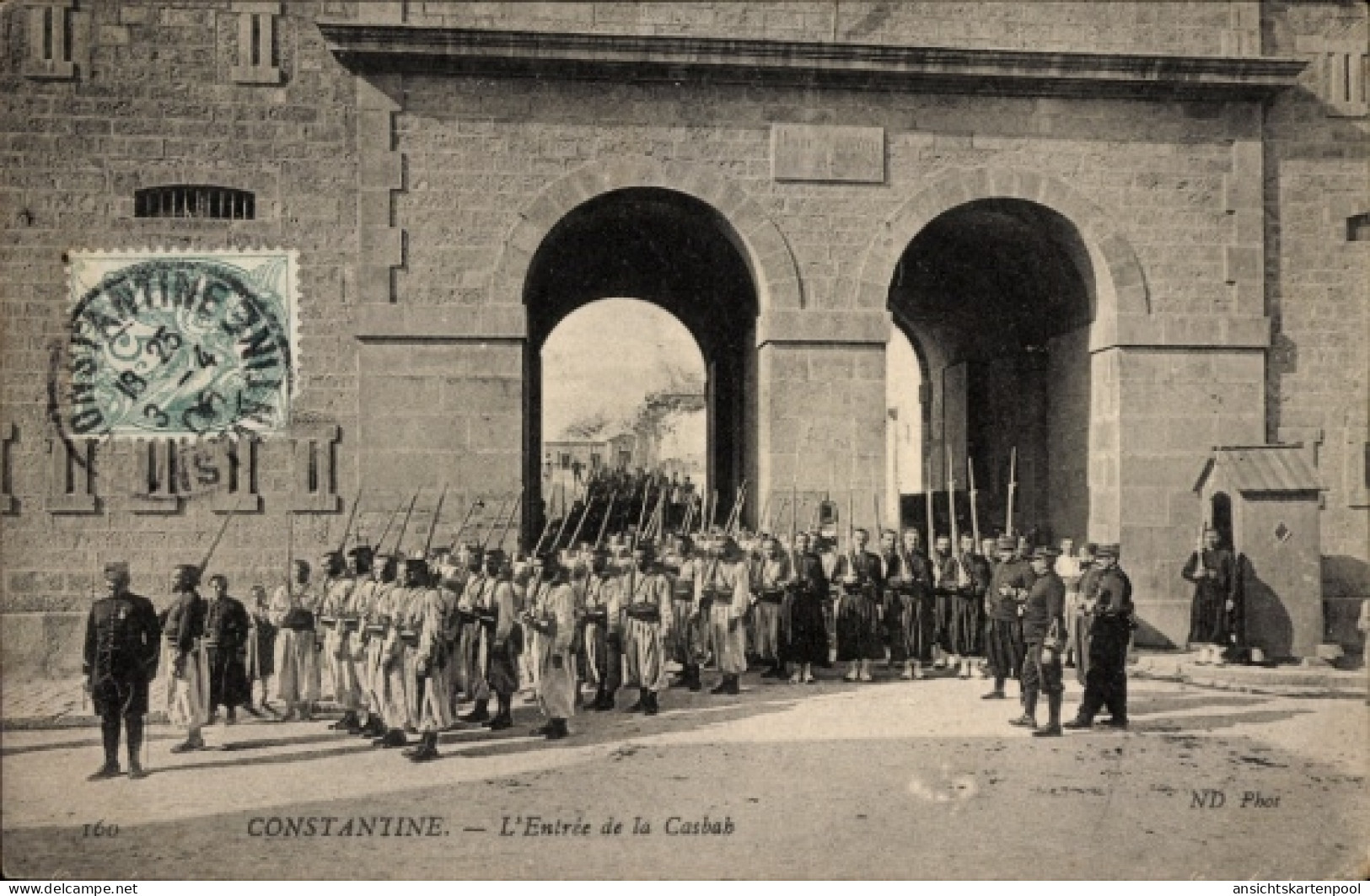 CPA Constantine, Algerien, Eingang Zur Kasbah - Andere & Zonder Classificatie