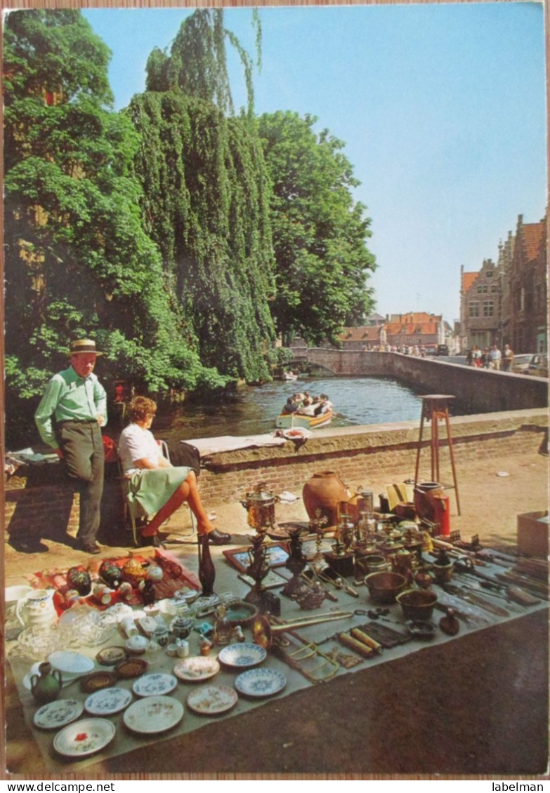 BELGIUM BELGIQUE BRUGGE TOWN CENTER CANAL BRIDGE POSTCARD CARTE POSTALE ANSICHTSKARTE CARTOLINA POSTKARTE CARD KARTE - Antwerpen