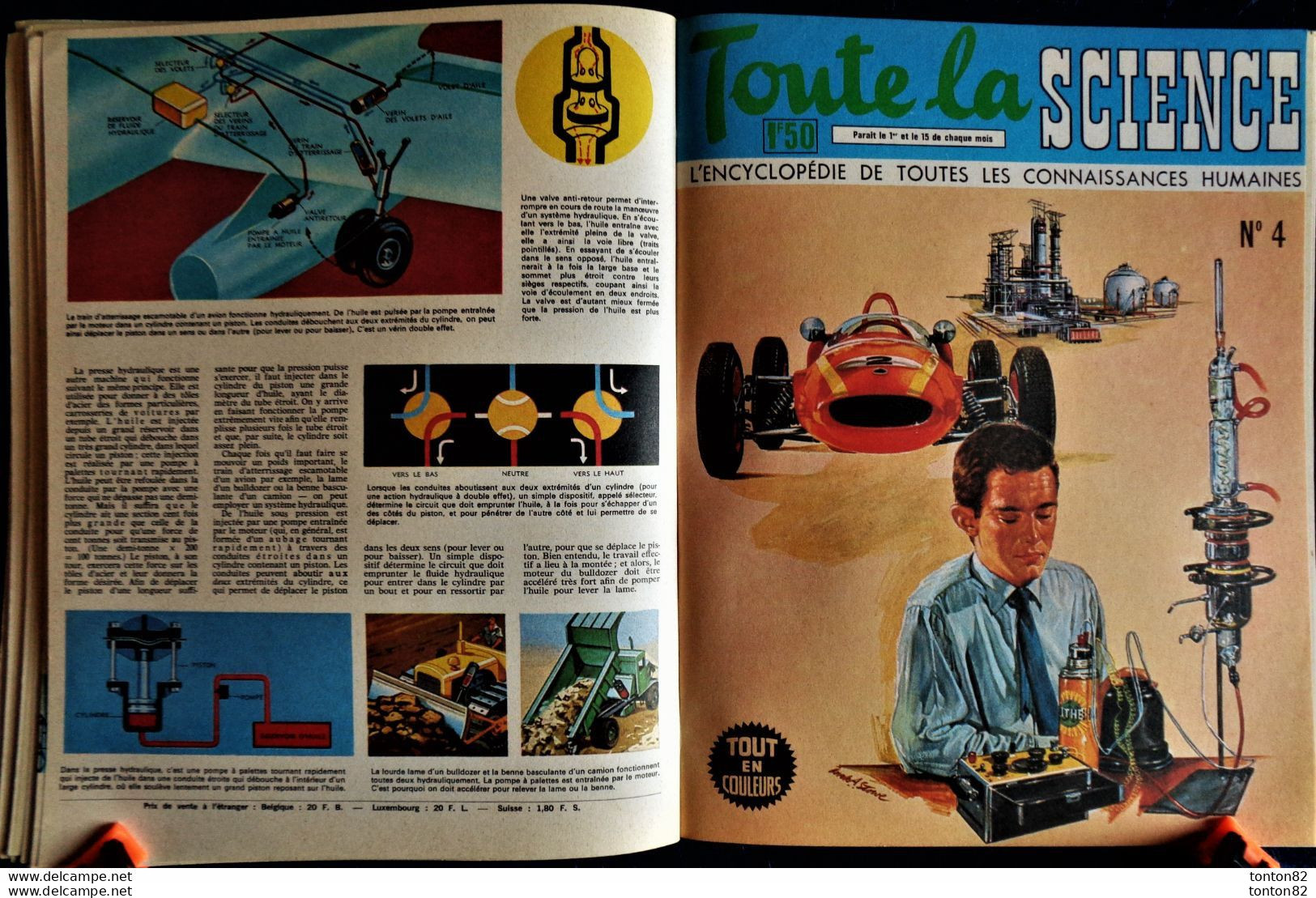 Panorama de la Science - Volume 1 - ( Contient les n° : 1, 2, 3, 4, 5, 6 ) - ( 1965 ) .