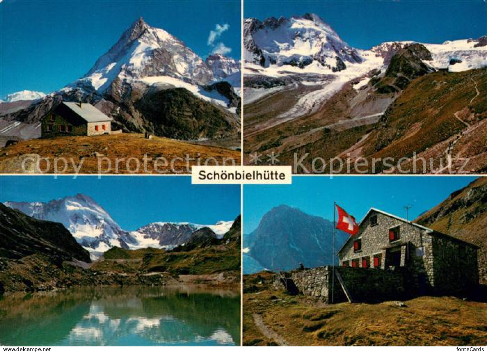 13712723 Zermatt VS Schoenbielhuette Matterhorn Dent D Hèrens Tiefmatten Joch Be - Autres & Non Classés