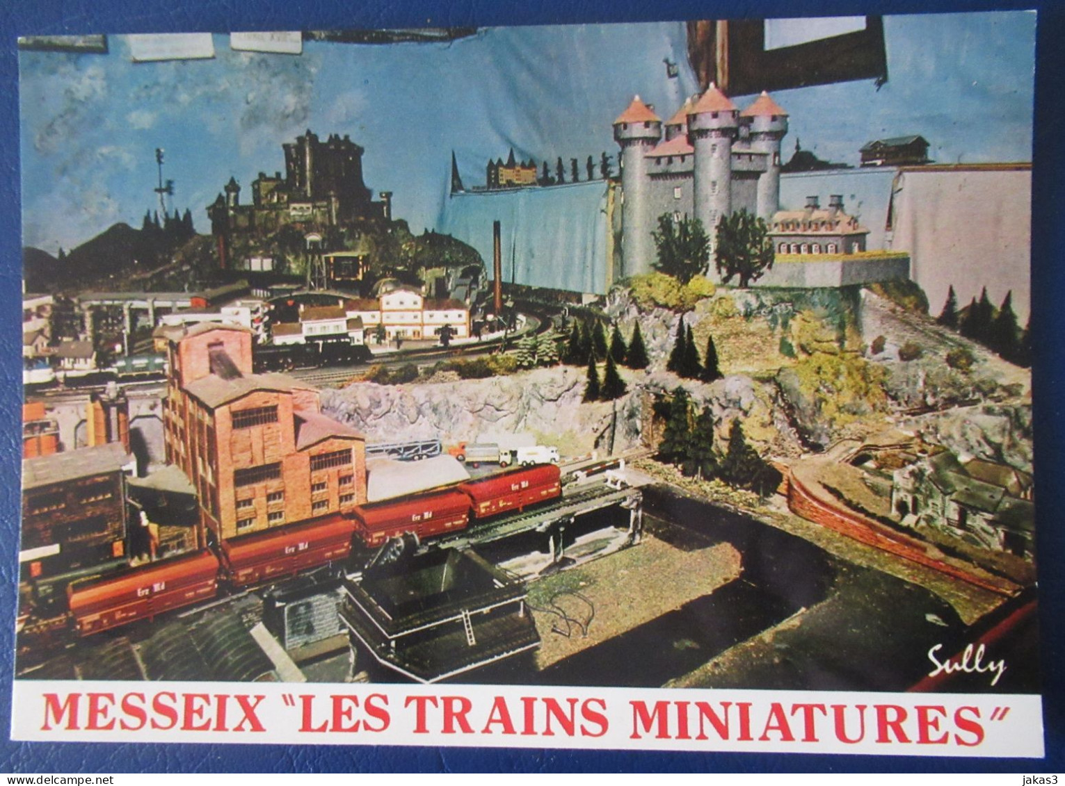 CPM CARTE POSTALE  LES TRAINS MINIATURES EN AUVERGNE   ( PUY DE DÔME  - 63  ) - Sonstige & Ohne Zuordnung