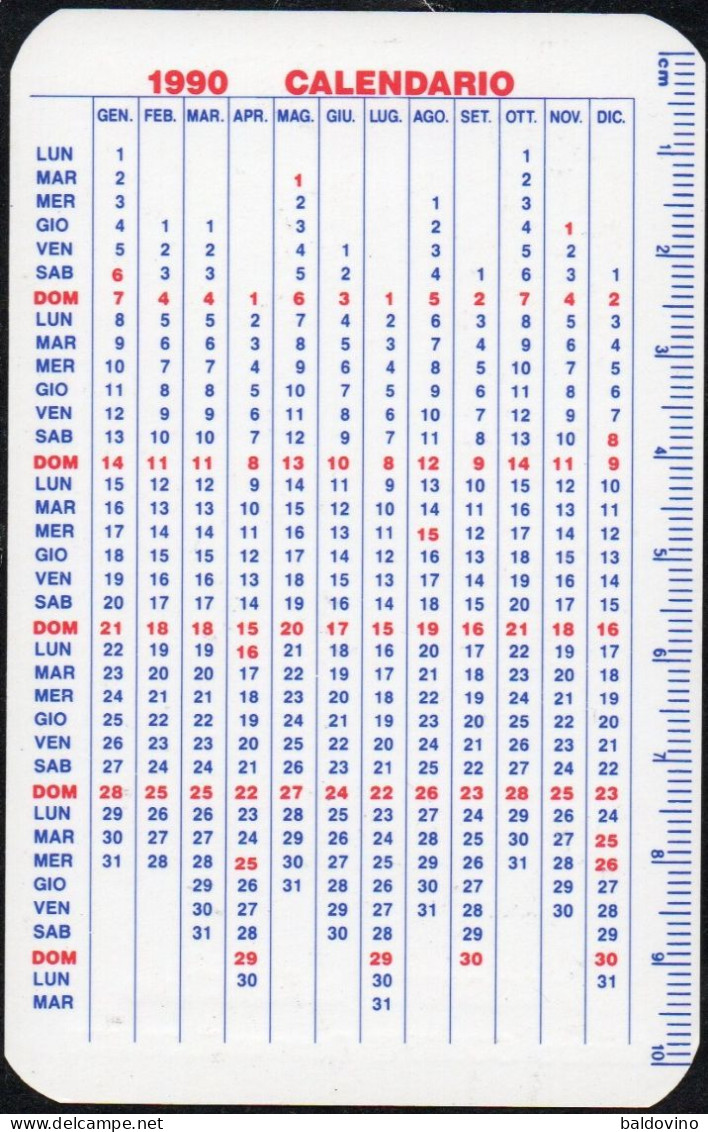 Calendario 1990 Salumeria Faggioli Cesena - Autres & Non Classés