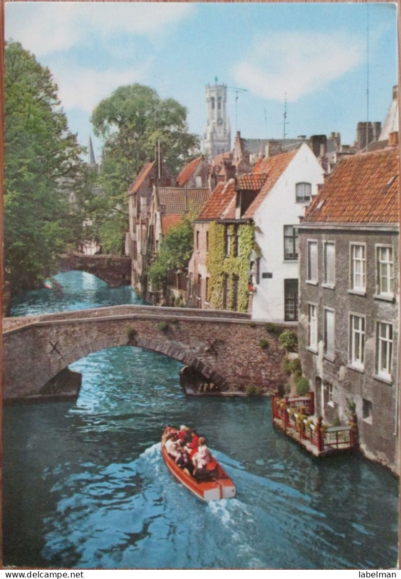 BELGIUM BELGIQUE BRUGGE TOWN CENTER CANAL BRIDGE POSTCARD CARTE POSTALE ANSICHTSKARTE CARTOLINA POSTKARTE CARD KARTE - Antwerpen