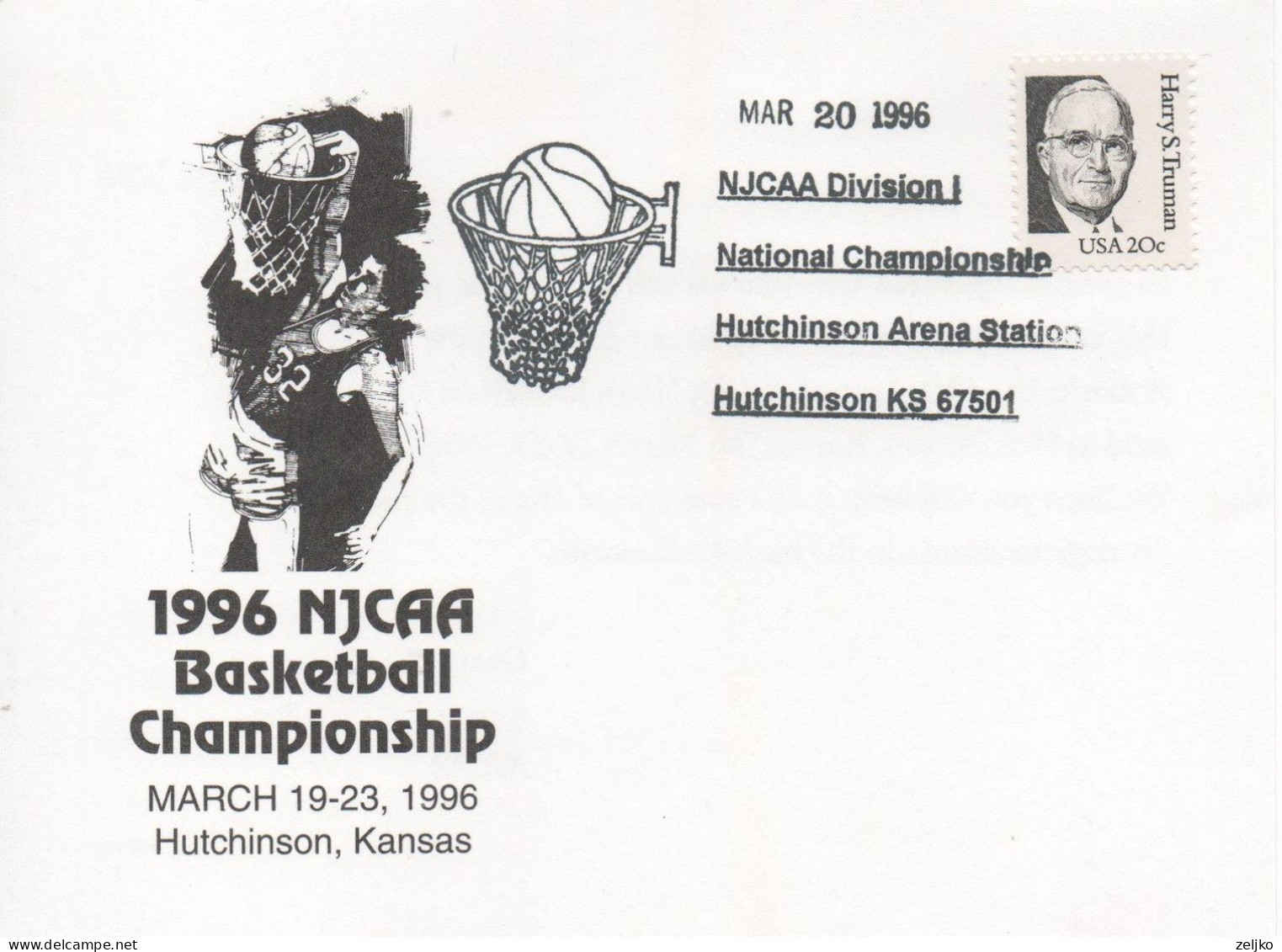 USA, Basketball, NJCAA Division I Championship 1996 - Basket-ball