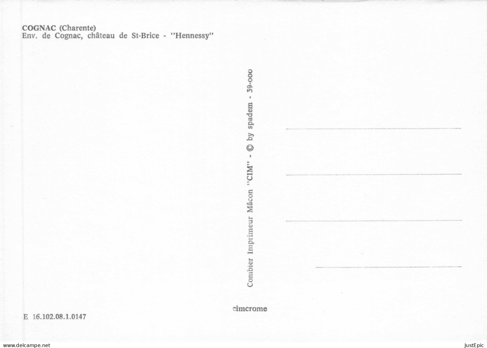 16 / COGNAC - Lot de 17 cpsm cpm neuves - nombreuses vues aériennes