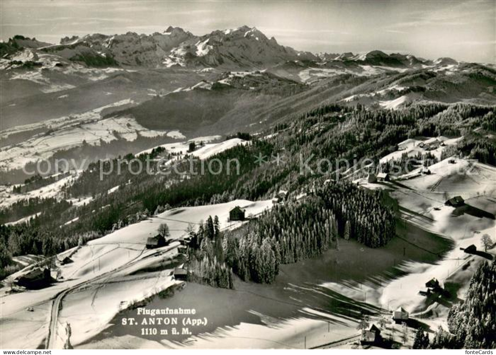 13712488 St Anton Altstaetten Blick Zum Saentis Winterpanorama Appenzeller Alpen - Sonstige & Ohne Zuordnung