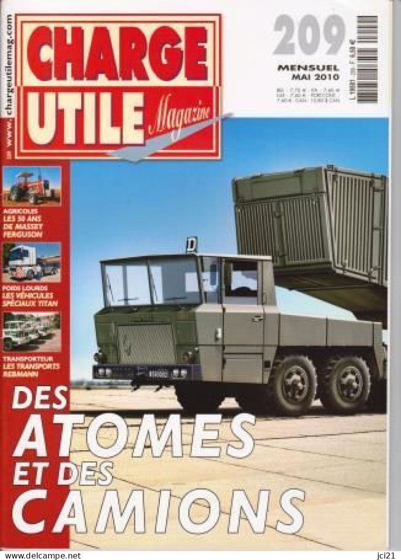 Magazine " CHARGE UTILE " N° 209 De Mai 2010 - Camions Tracteurs Autocars Modèles Réduits Maquettes_RLVP-C209 - Vrachtwagens