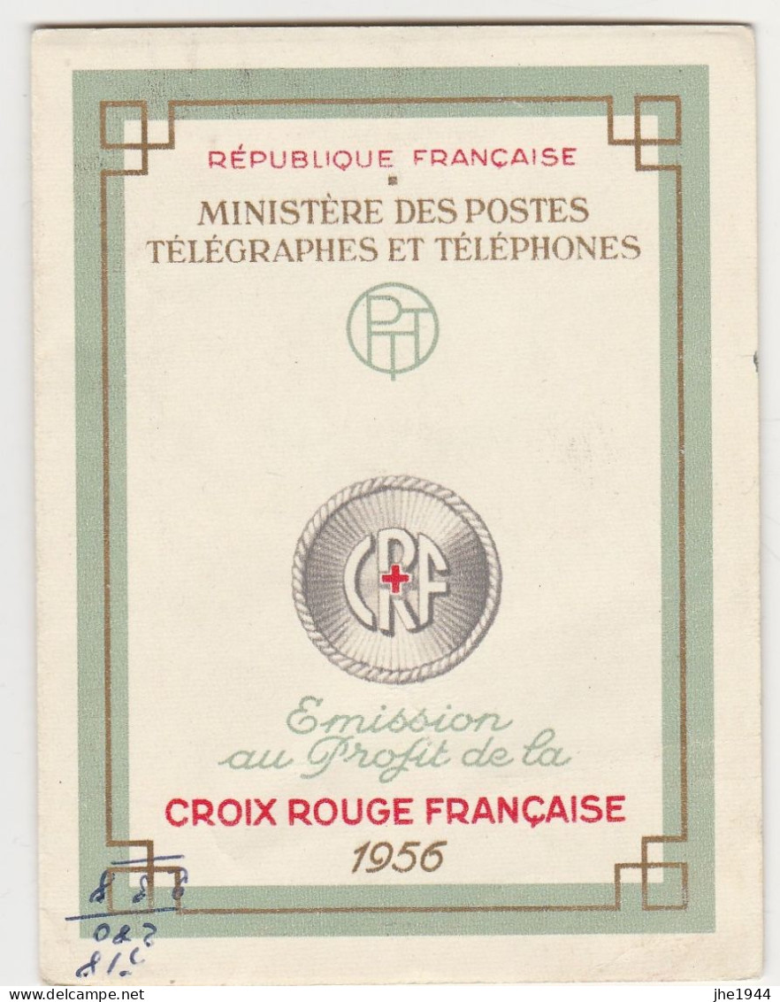 France Carnet Croix Rouge N° 2005 ** Année 1956 - Rotes Kreuz