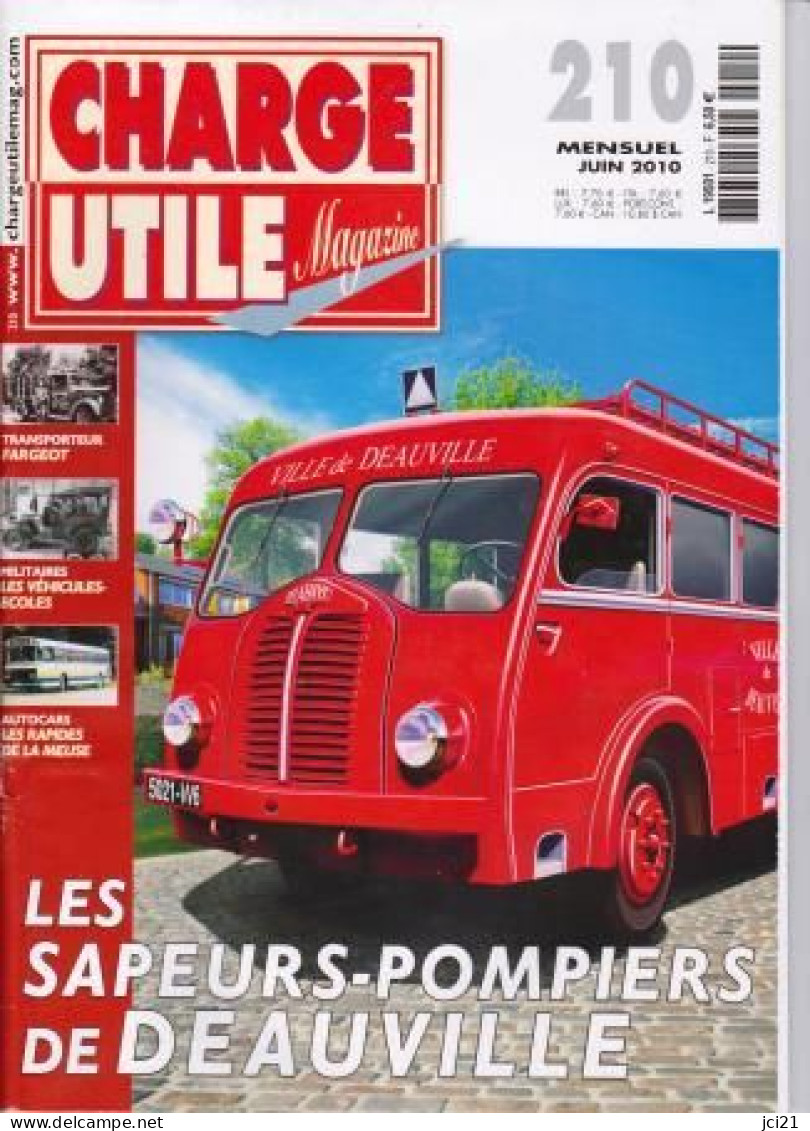 Magazine " CHARGE UTILE " N° 210 De Juin 2010 - Camions Tracteurs Autocars Modèles Réduits Maquettes_RLVP-C210 - Camions