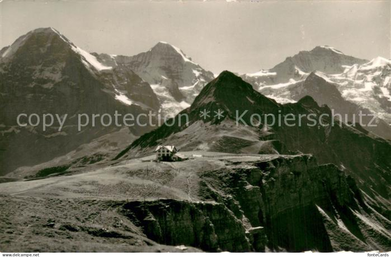 13712182 Grindelwald Berghotel Maennlichen Mit Eiger Moench Und Jungfrau Berner  - Autres & Non Classés