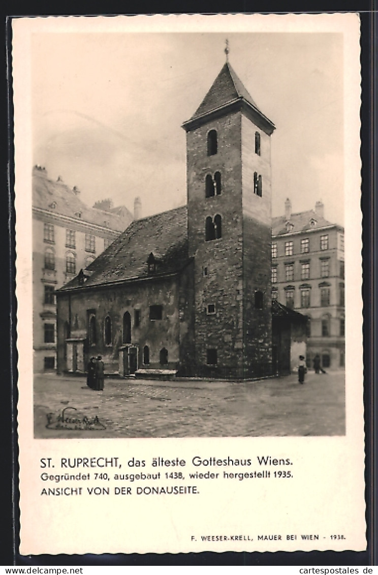 AK Wien, St. Ruprechtskirche  - Otros & Sin Clasificación