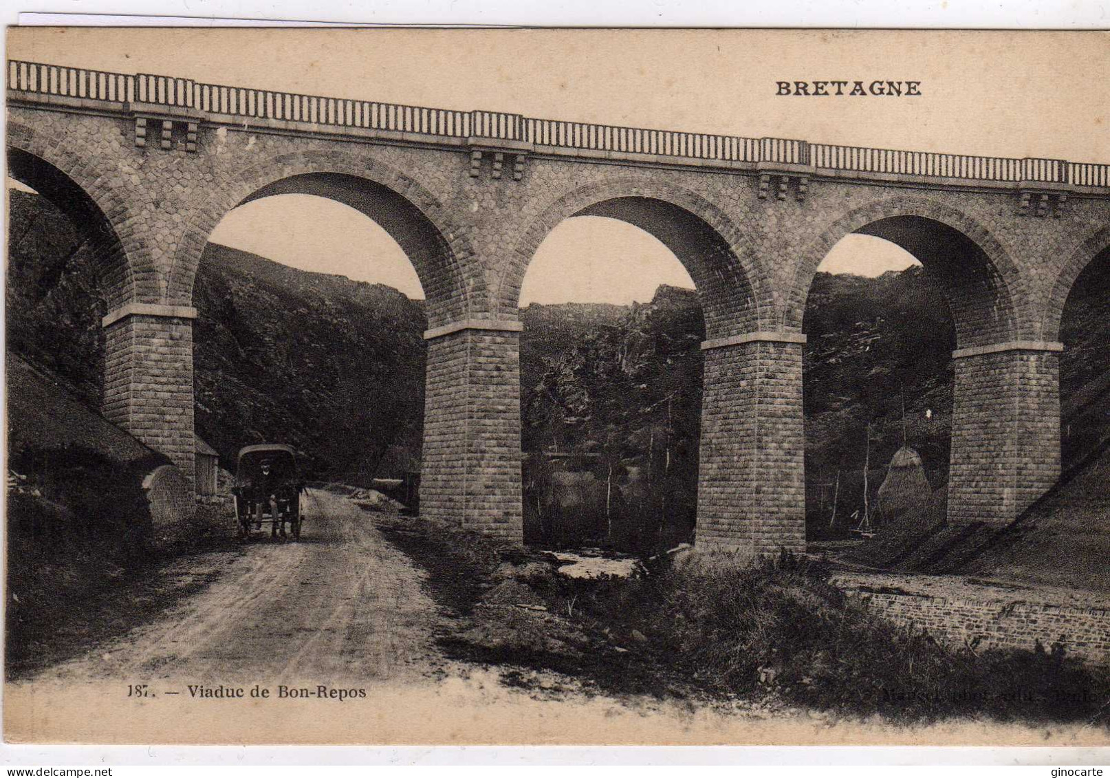 St Saint Gelven Viaduc De Bon Repos - Autres & Non Classés