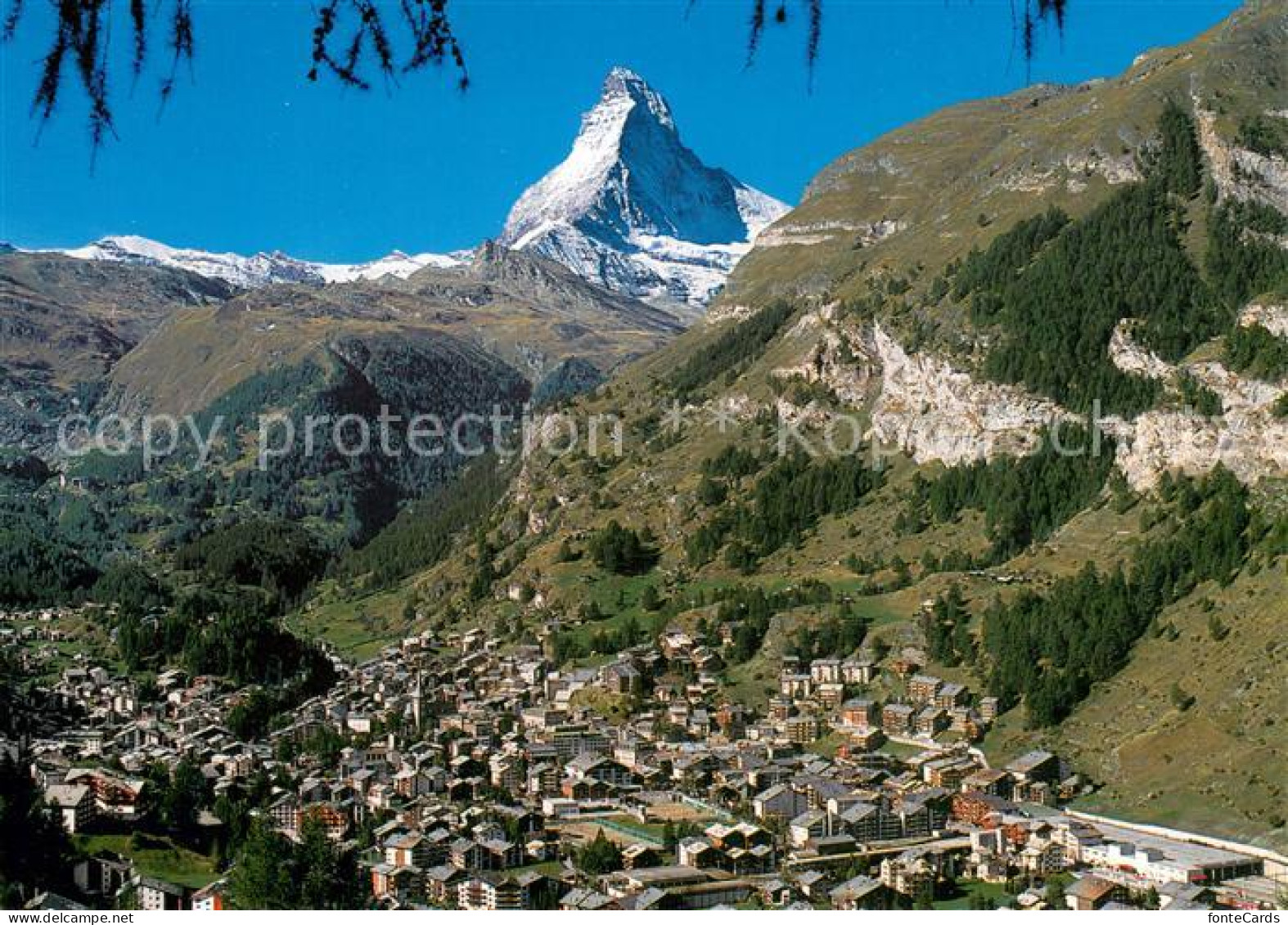 13711994 Zermatt VS Fliegeraufnahme Mit Matterhorn Zermatt VS - Other & Unclassified