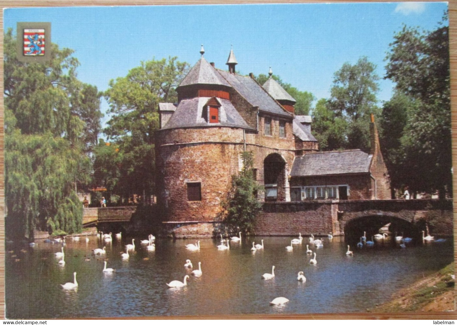 BELGIUM BELGIQUE BRUGGE TOWN CENTER CANAL BRIDGE POSTCARD CARTE POSTALE ANSICHTSKARTE CARTOLINA POSTKARTE CARD KARTE - Antwerpen