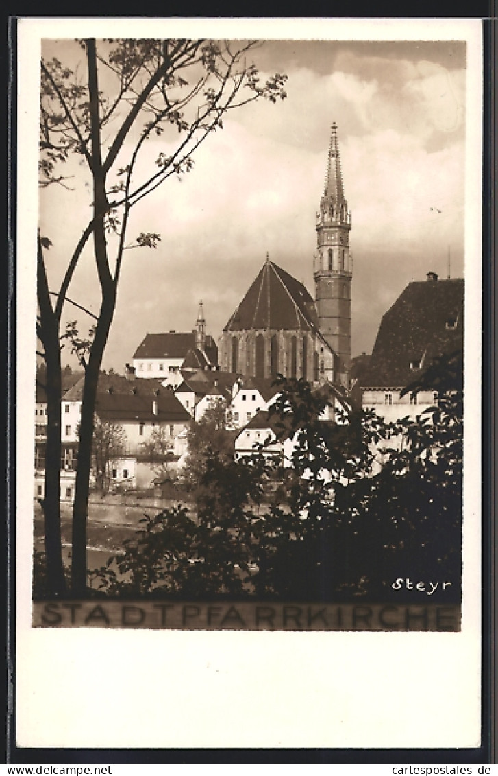 AK Steyr, Stadtpfarrkirche  - Sonstige & Ohne Zuordnung