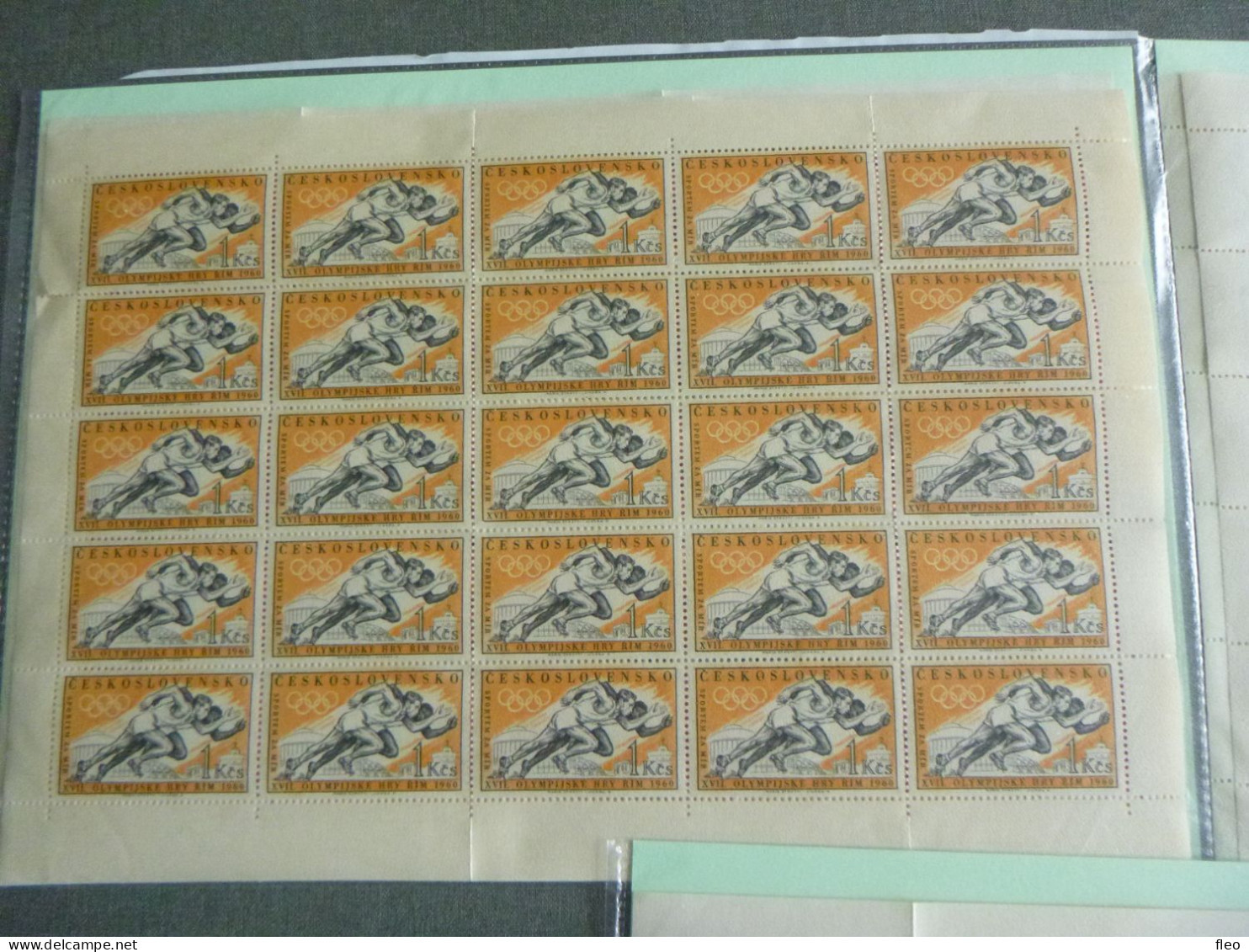 Czechoslovakia / Stamps (1960) 25 X Serie Mi 1206-1208 Sc 967-969 MNH** : XVII. Olympic Games 1960 Rome - Ungebraucht