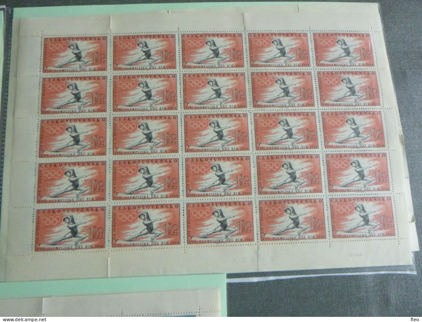 Czechoslovakia / Stamps (1960) 25 X Serie Mi 1206-1208 Sc 967-969 MNH** : XVII. Olympic Games 1960 Rome - Unused Stamps