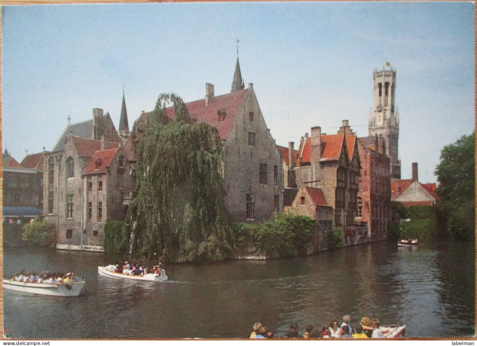 BELGIUM BELGIQUE BRUGGE TOWN CENTER CANAL BRIDGE POSTCARD CARTE POSTALE ANSICHTSKARTE CARTOLINA POSTKARTE CARD KARTE - Antwerpen