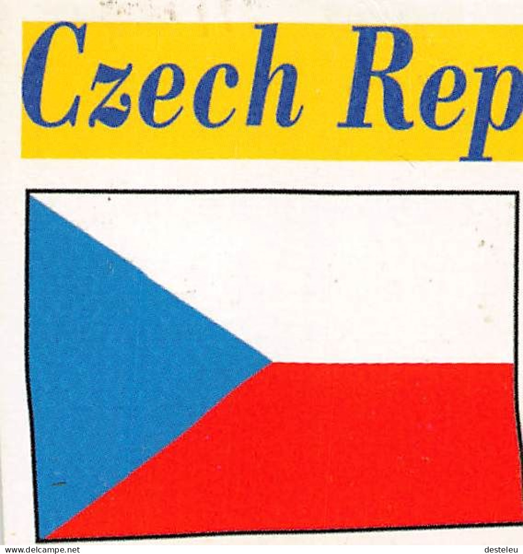 Flag Chromo -  Czech Republic - 5 X 5 Cm - Other & Unclassified