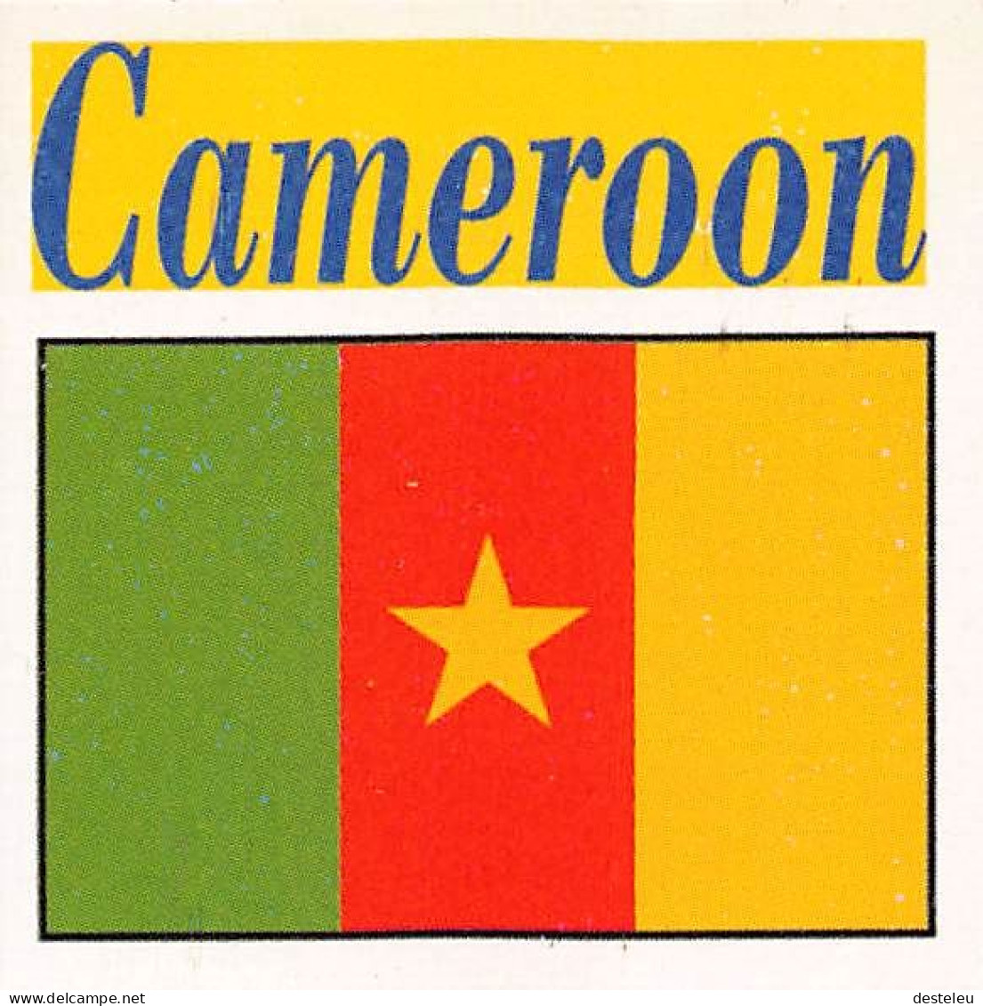 Flag Chromo -  Cameroon - 5 X 5 Cm - Other & Unclassified