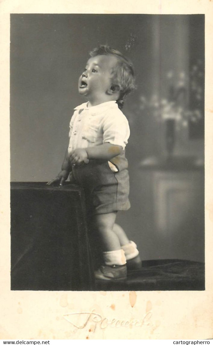 Annonymous Persons Souvenir Photo Social History Portraits & Scenes Baby Bebe - Photographs