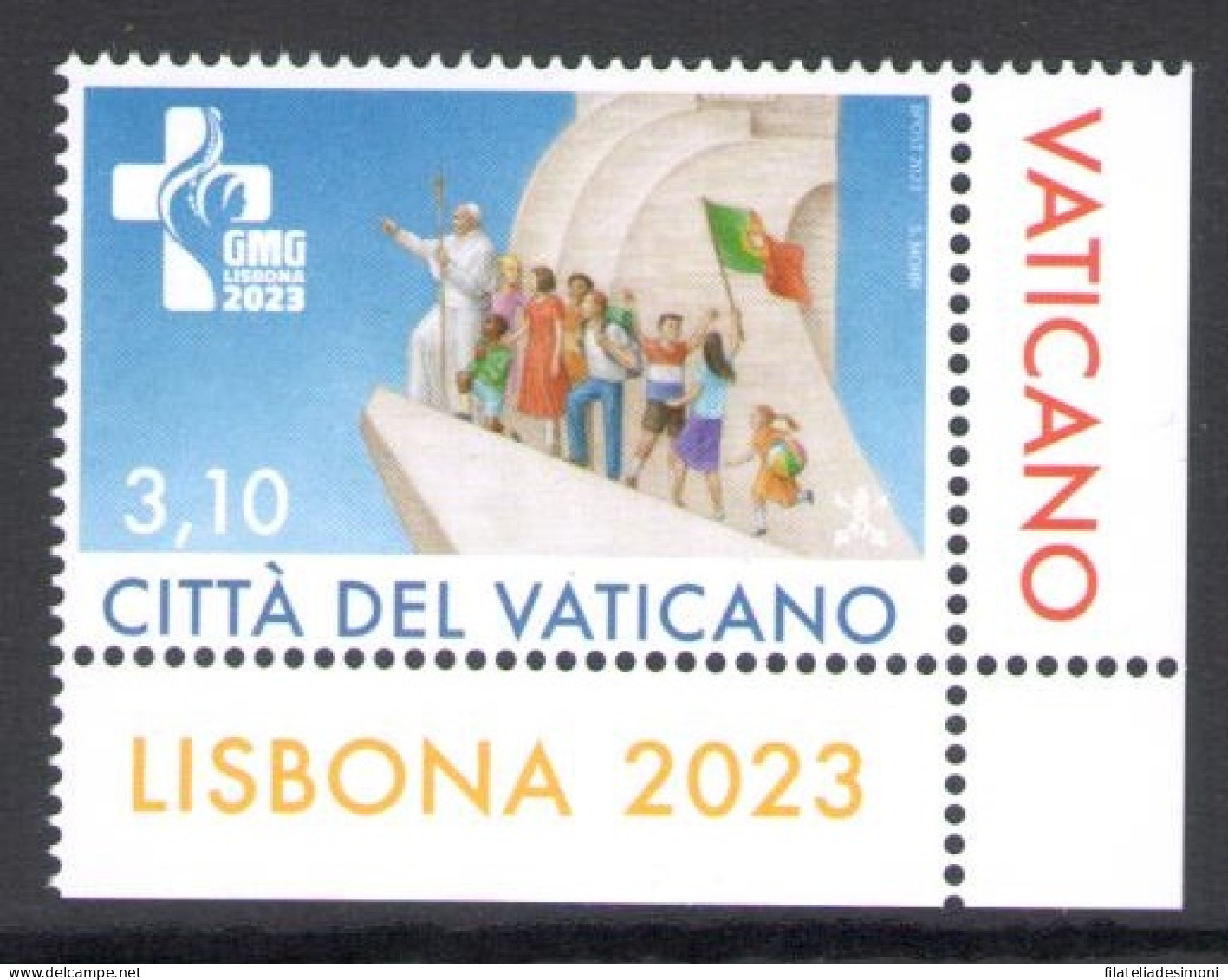 2023 Vaticano - Giornata Mondiale Della Gioventù - Francobollo Ritirato MNH** - Otros & Sin Clasificación