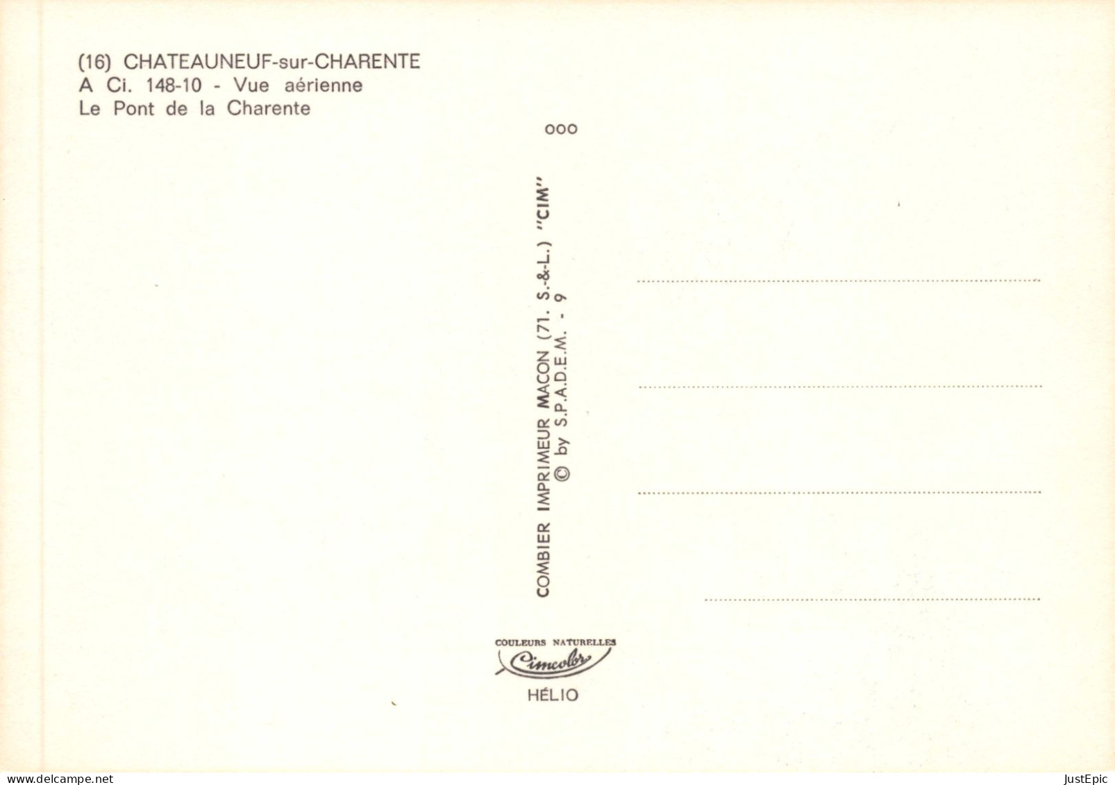 16 / Châteauneuf Sur Charente - Lot De 6 Cpsm Cpm Neuves - Chateauneuf Sur Charente