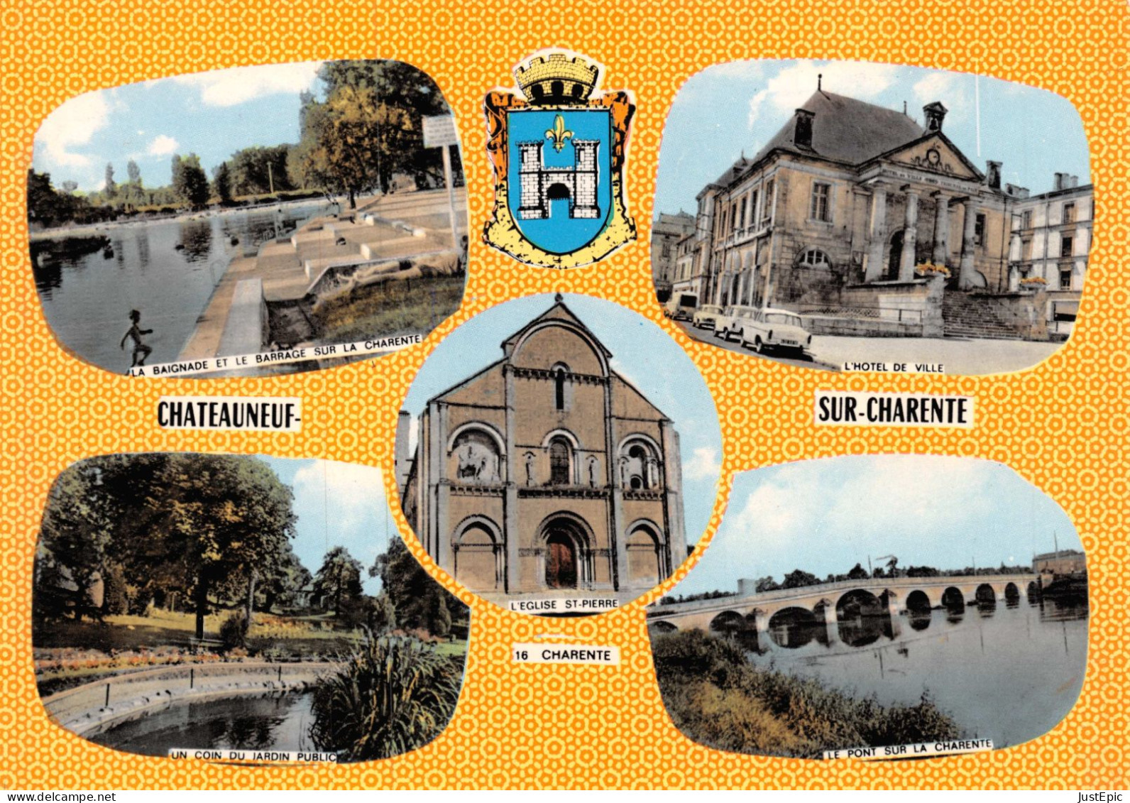 16 / Châteauneuf sur Charente - Lot de 6 cpsm cpm neuves