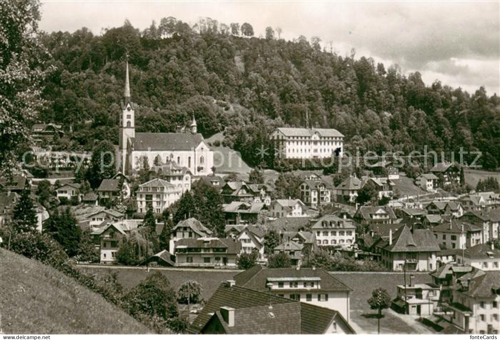 13710983 Wolhusen St Josefshaus Mit Kirche Wolhusen - Sonstige & Ohne Zuordnung